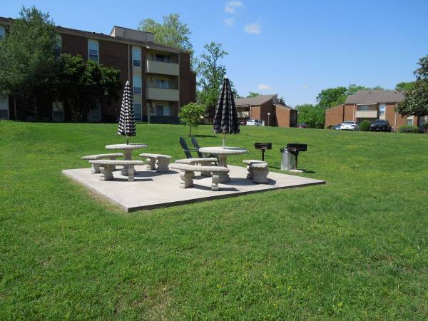 Grills exist throughout the complex. - 515 Basswood Ave