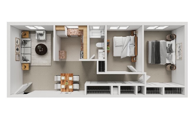 2 Bedroom - Crain Court
