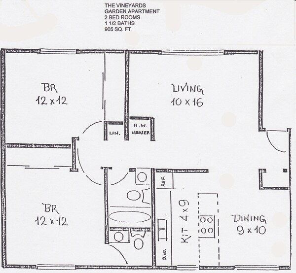 2BR/1.5BA - The Vineyards