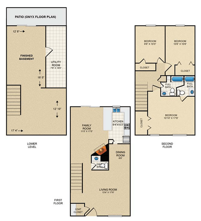 Floorplan - Sheridan Ridge Townhomes