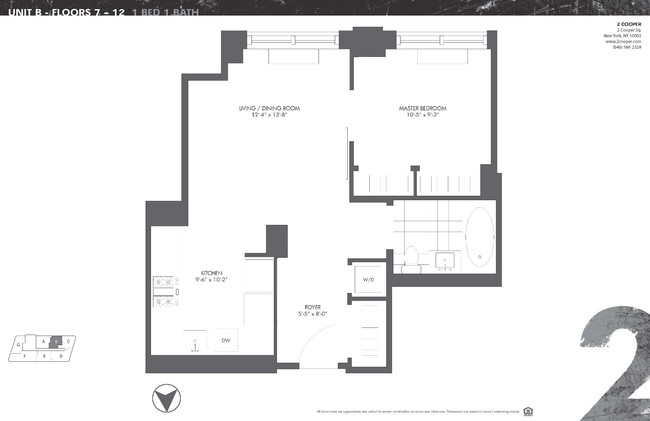 Floorplan - 2 Cooper Square