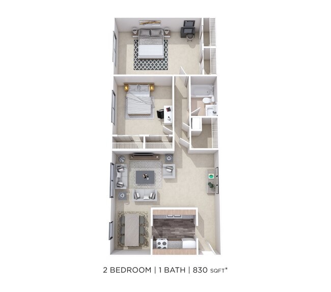 Floorplan - Apartments at North Park