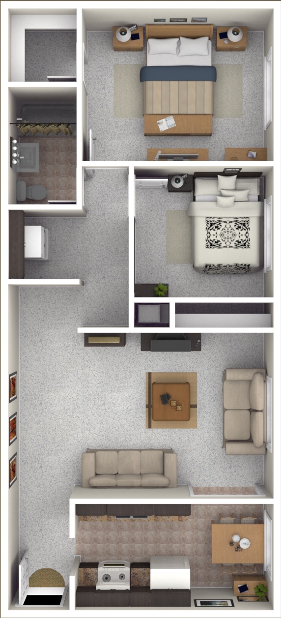 Floorplan - Asbury Place Apartments