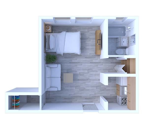 Floorplan - Park Wellington Apartments