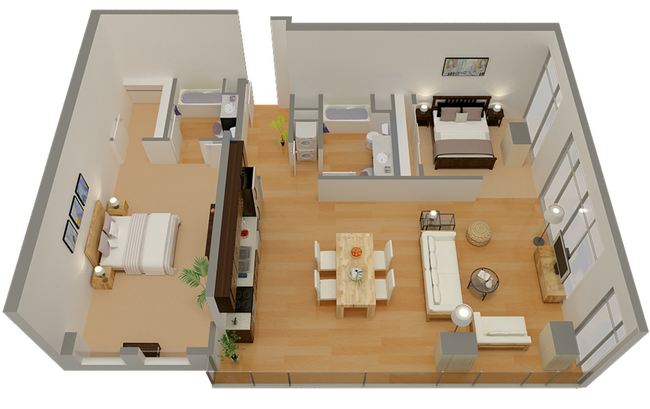 Floorplan - 800J Lofts
