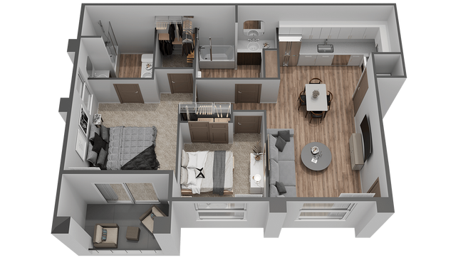 Floorplan - Westbrook Apartments