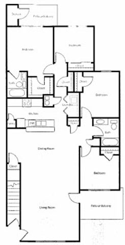 4BR/2BA - Forest Ridge Apartment Homes