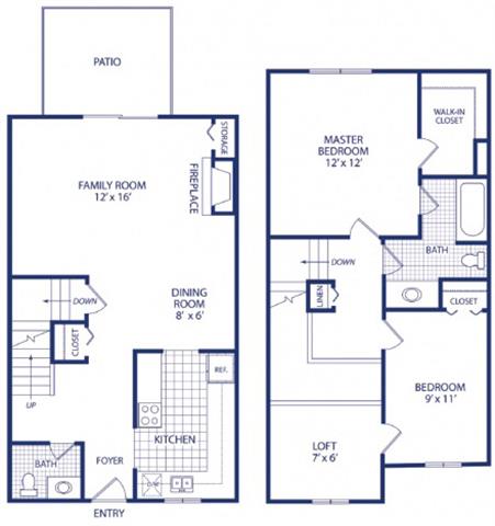 Floorplan - Westwind Townhomes