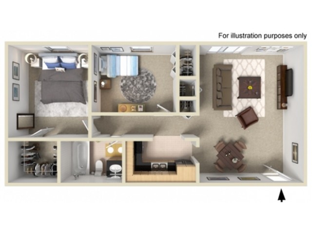 Floorplan - Valley York Apartments