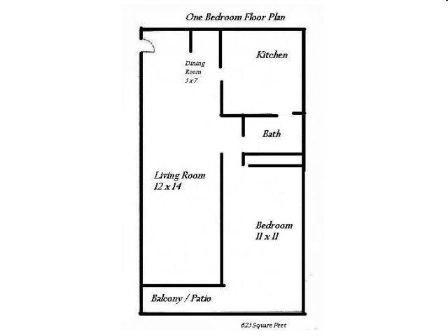 Floorplan - Sierra Antigua Apartments