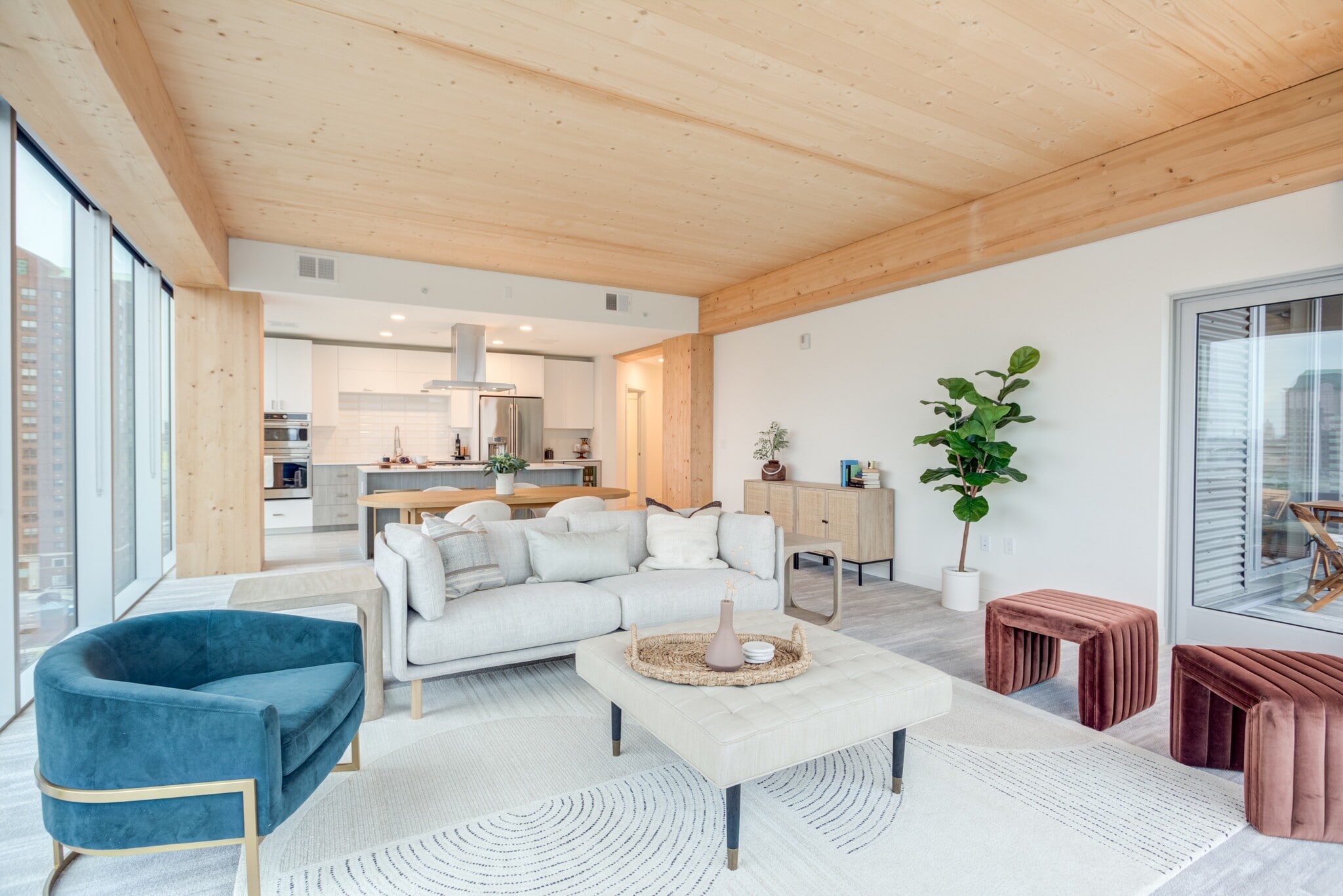 Spruce 3 BD / 2 BA - Living Room - Ascent