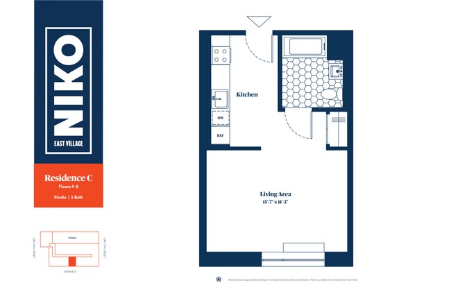 Floorplan - Niko East Village