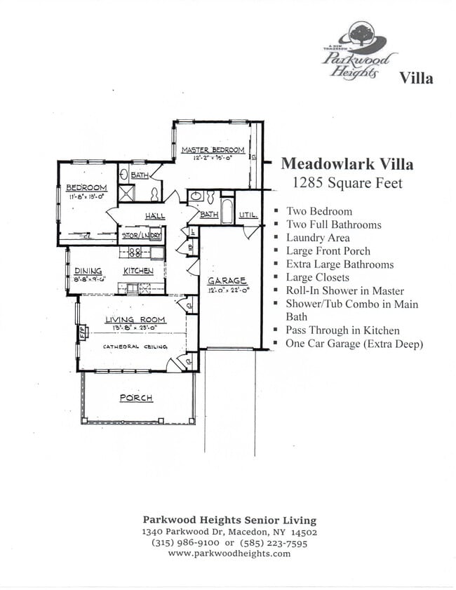 Floorplan - Parkwood Heights- Senior Living