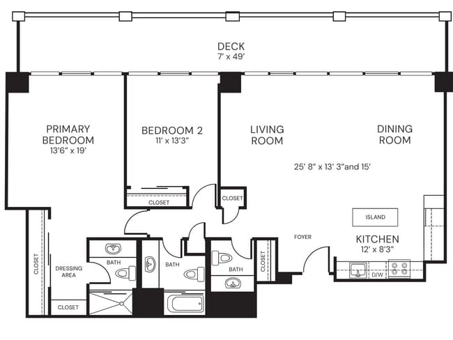 Floorplan - 1200 Lakeshore