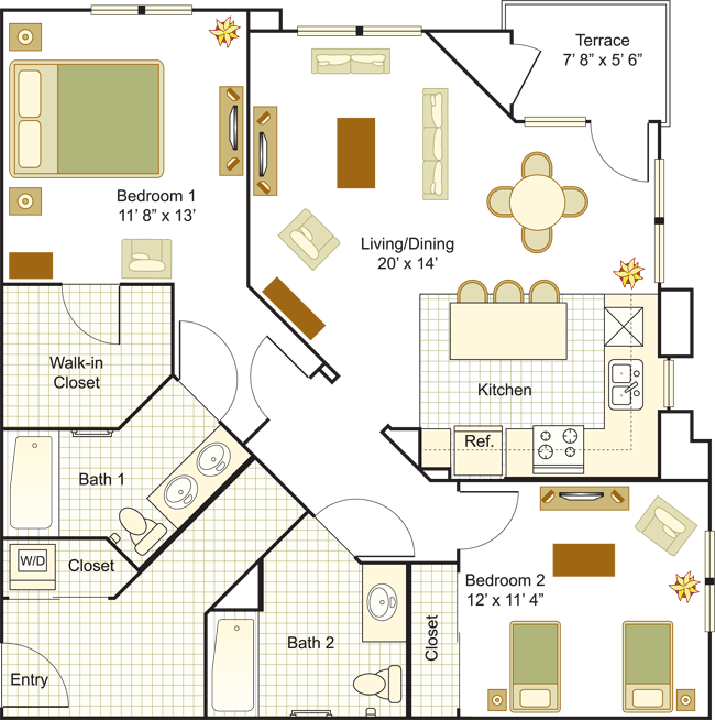 Floorplan - Crest 850