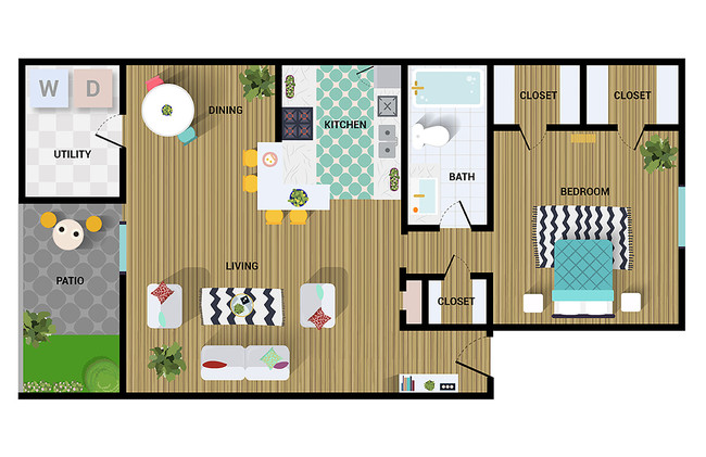 Floorplan - Villa Nueva Apartments