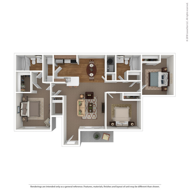 Floorplan - Lakeshore Village Apartments