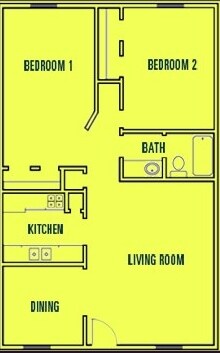 2BR/1BA - Metropolis