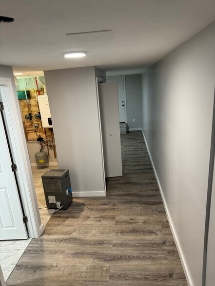 Downstairs hall way to laundry room - 29 Beechmont St