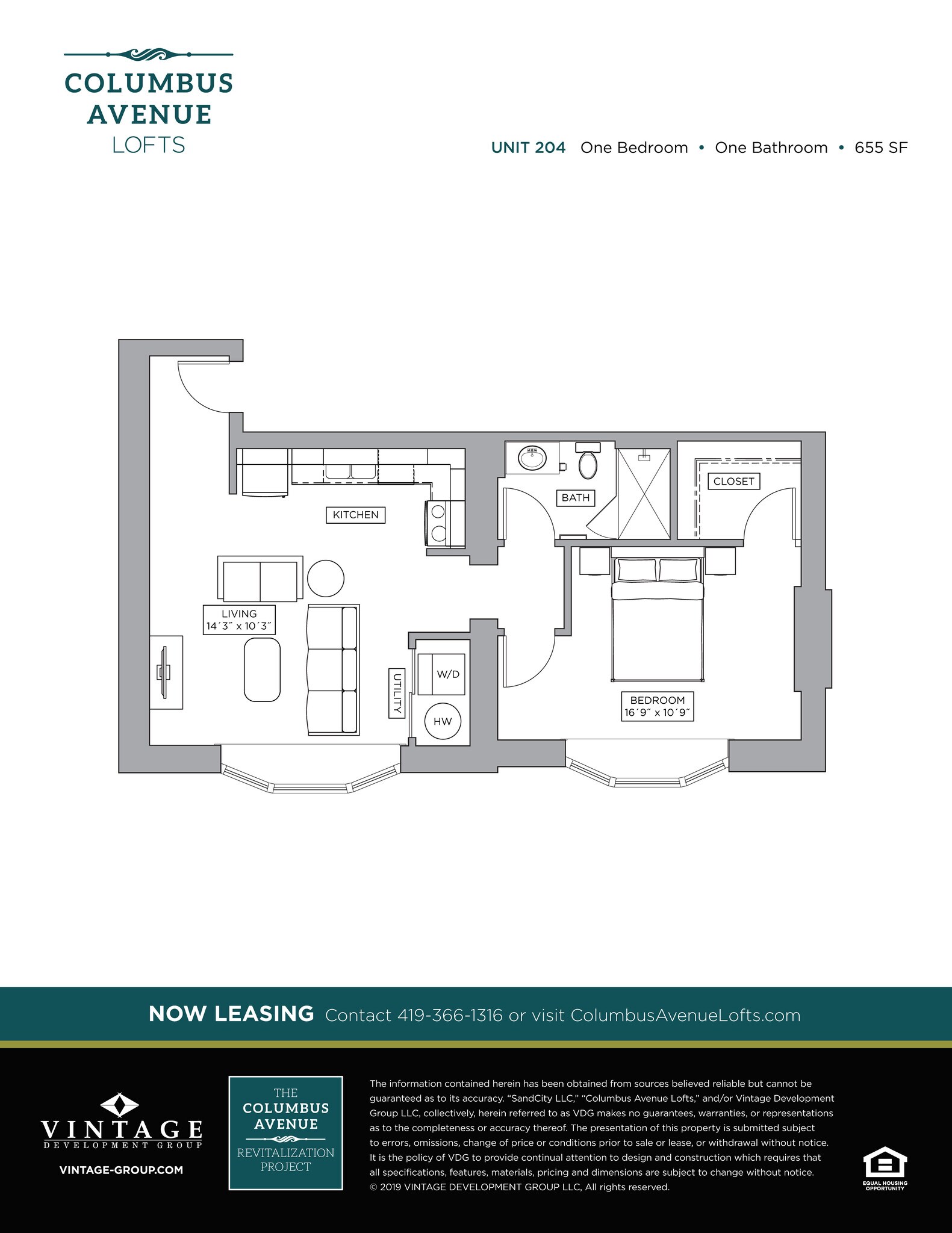 Columbus Avenue Lofts 238 Columbus Ave Sandusky OH 44870 Apartment