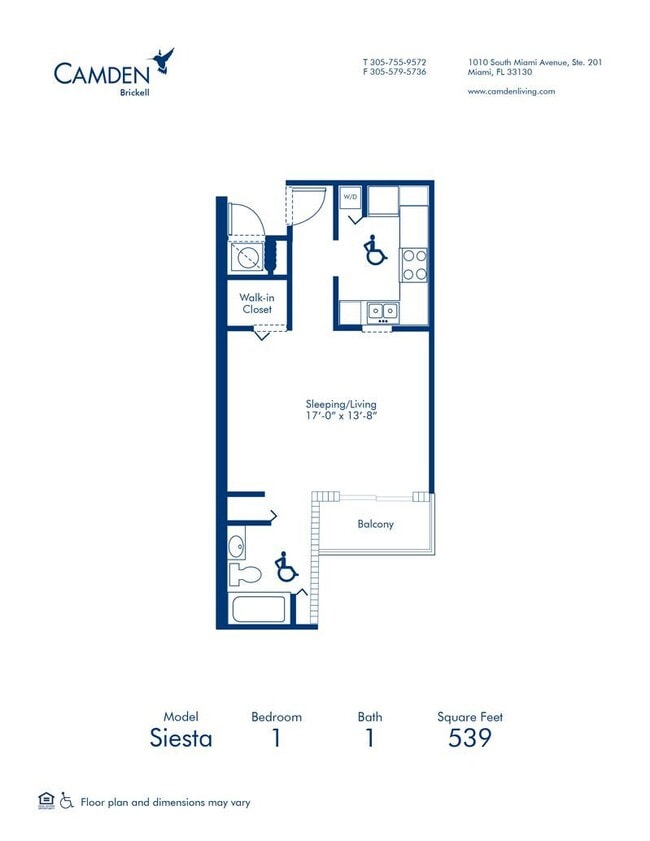 Floorplan - Camden Brickell