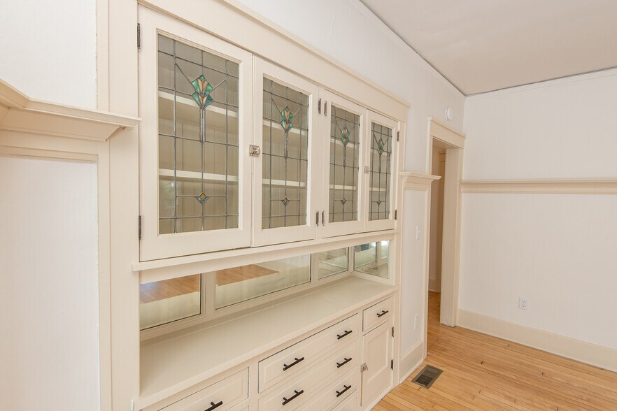Built-In China Cabinet in Dining Room - 2415 N Murray Ave