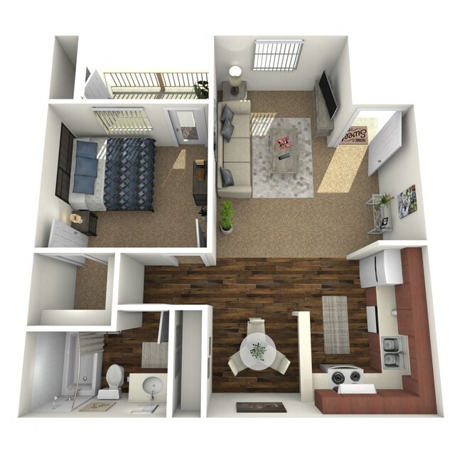 Floorplan - Tierra Ridge Apartments
