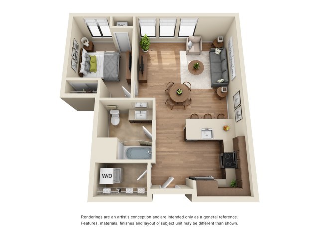 Studio 1 Bath - Park 19