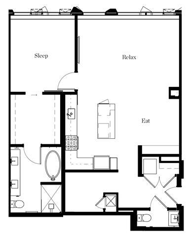 Floorplan - The Residences at Rainier Square