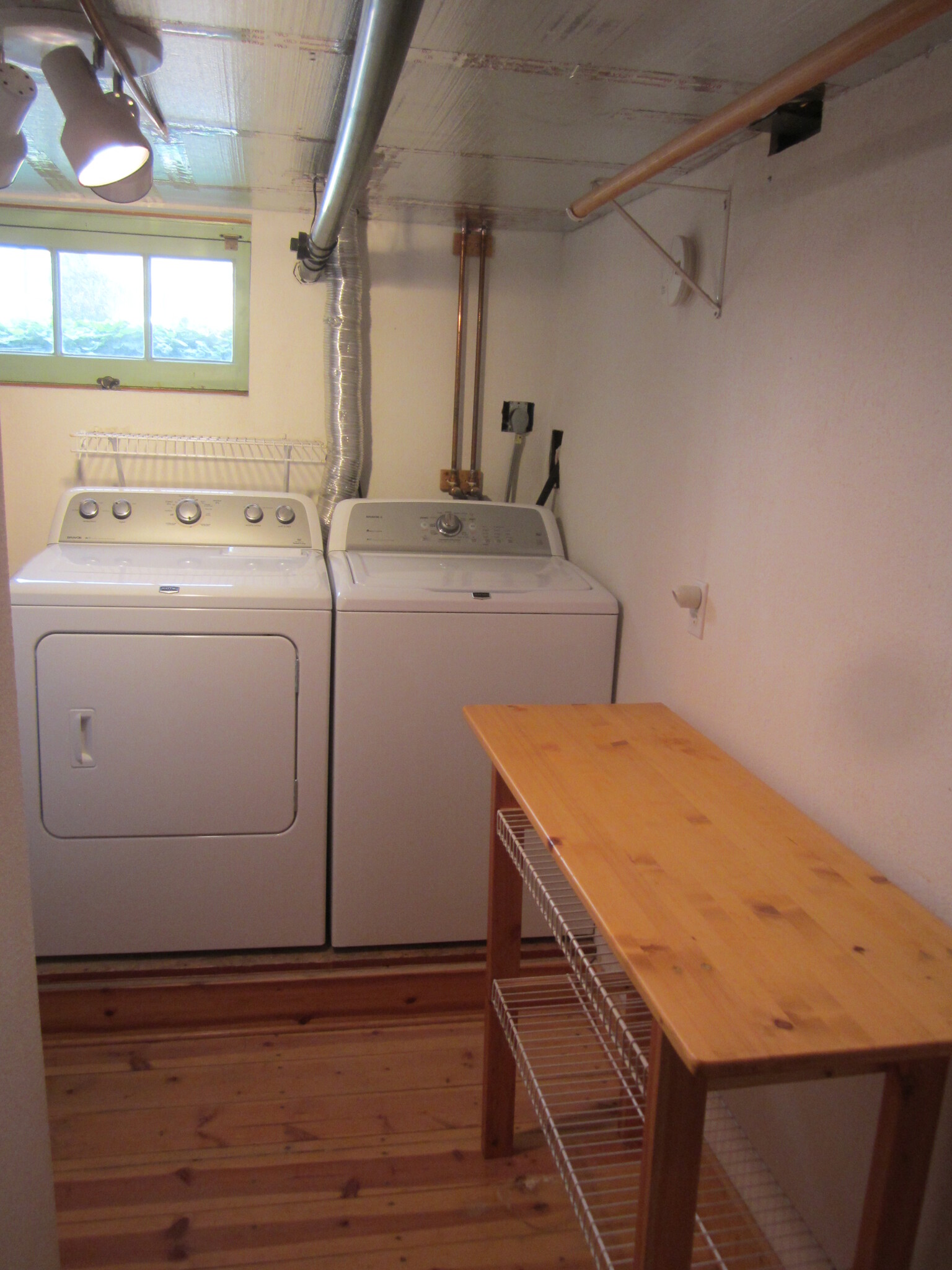 Basement laundry room with washer/dryer included - 7605 Robinson Way
