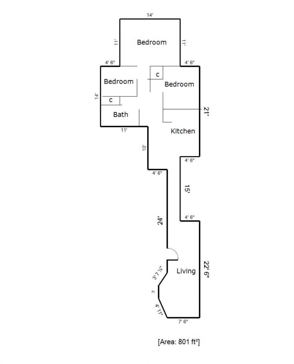 Floor Plan - 184 Hull St