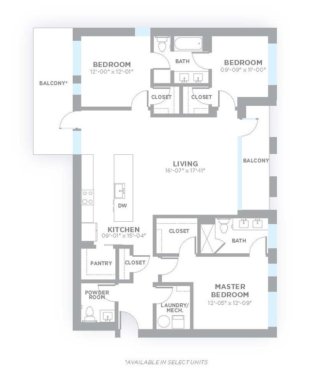 Floorplan - 747 Apartments