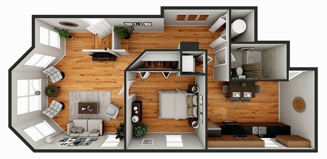 Floorplan - The Onyx on Hoyne