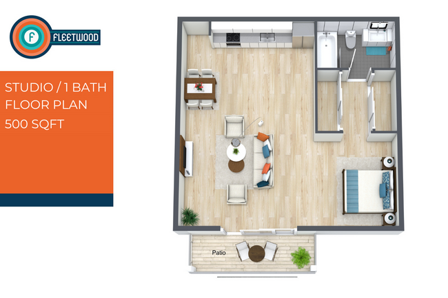 Floorplan - Fleetwood - Luxurious apartment home with ...