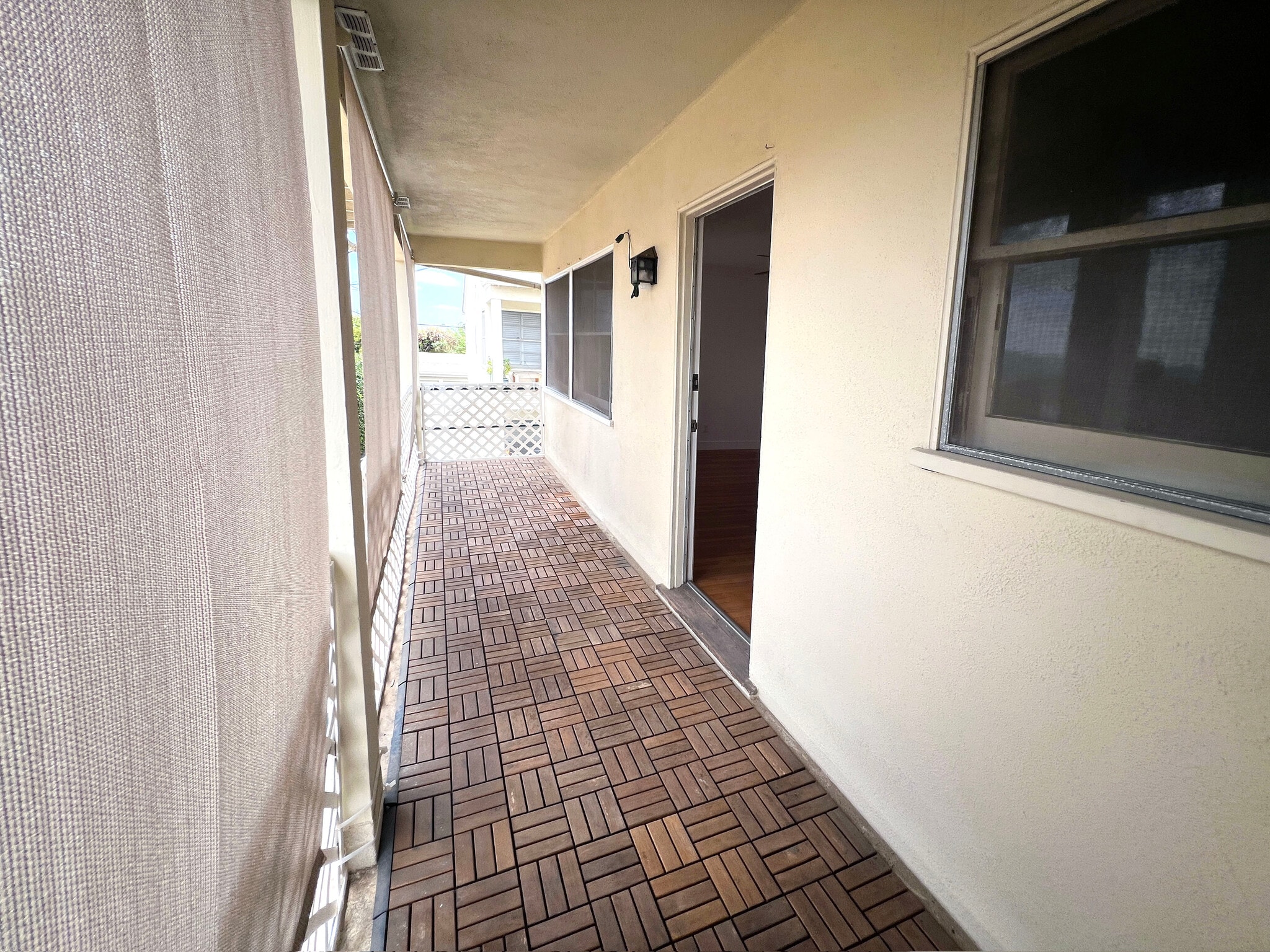 Private back balcony. - 1327 N Central Ave