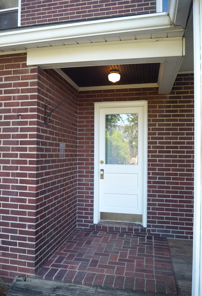 Back Door Freshly Painted - 329 Westview Ave