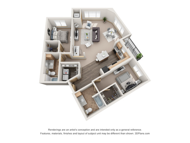 Floorplan - Sundance Apartments