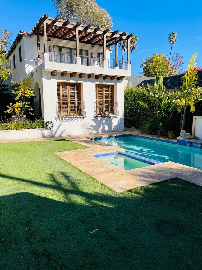 Backyard Pool off Family Room - 157 S Anita Ave