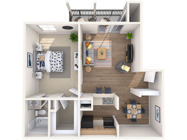 Floorplan - Urban Palms Apartment Homes