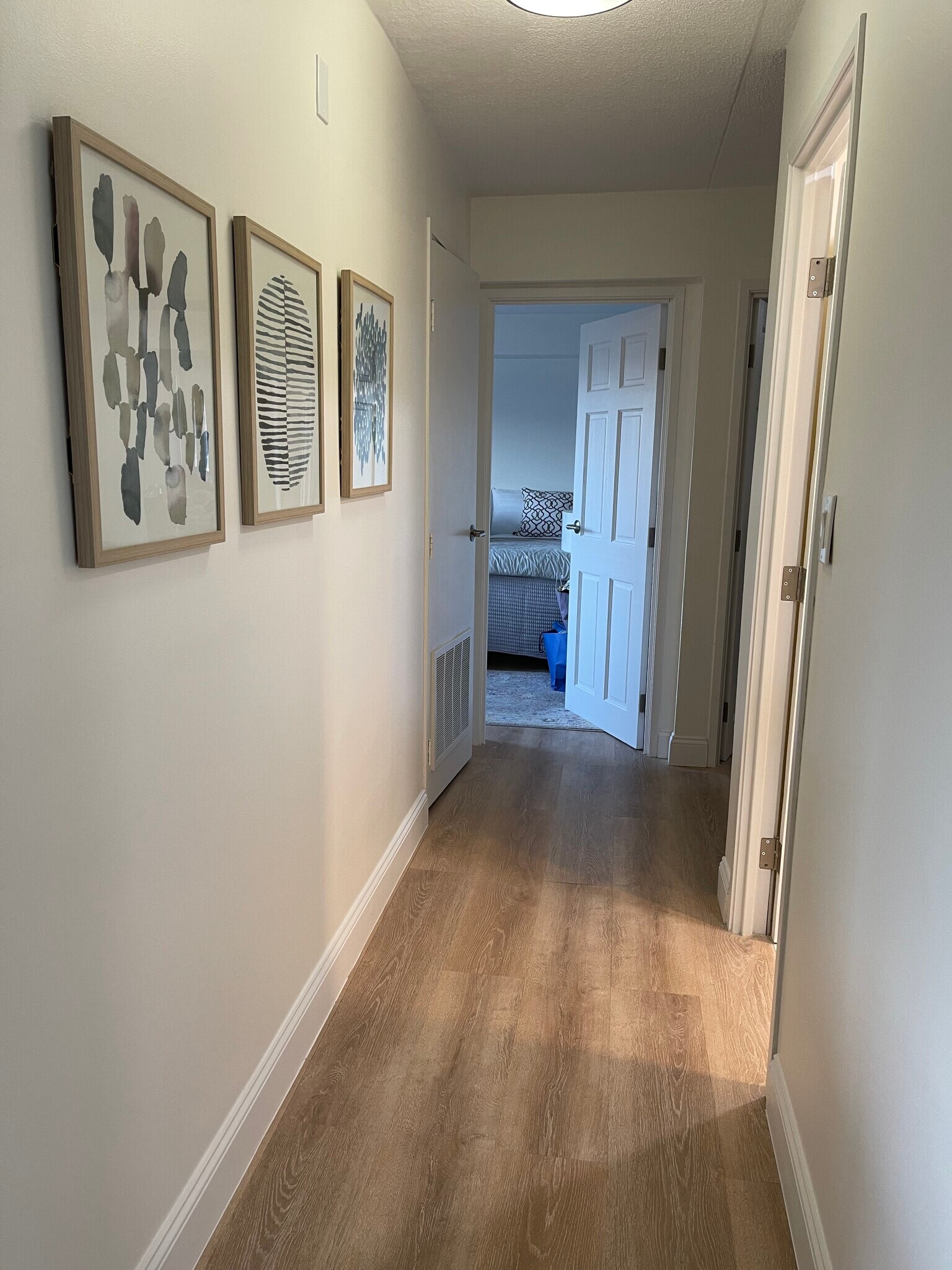 Hallway to bedrooms - 1243 Beacon St