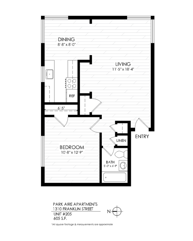 Floorplan - Park Aire Apartments