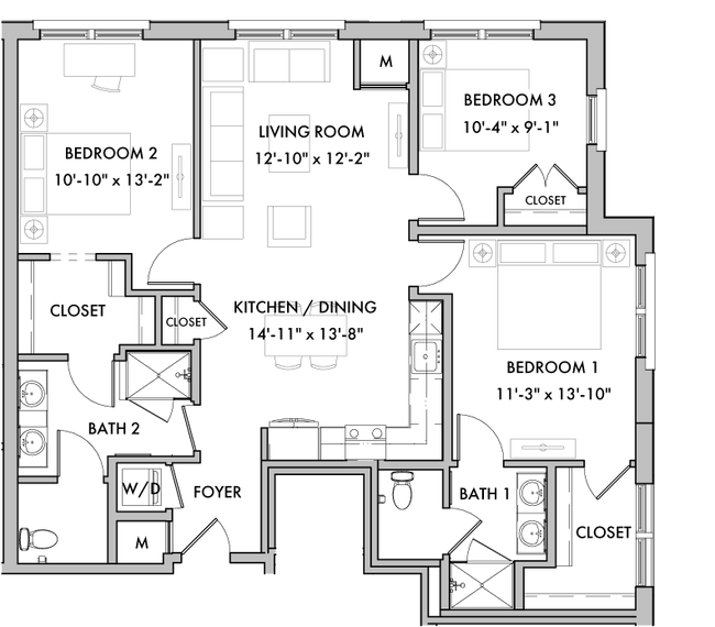Floorplan - Melford Mansions