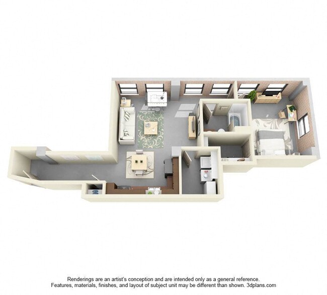 Floorplan - Metropolitan Artist Lofts