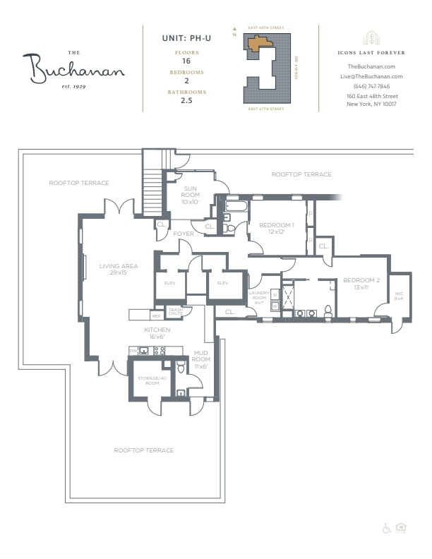 Floorplan - The Buchanan