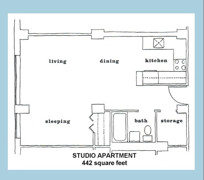 Floorplan - South Mall Towers