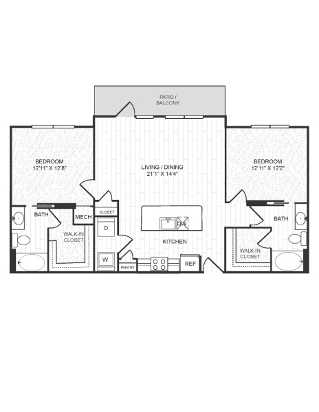Floorplan - Moda Apartments