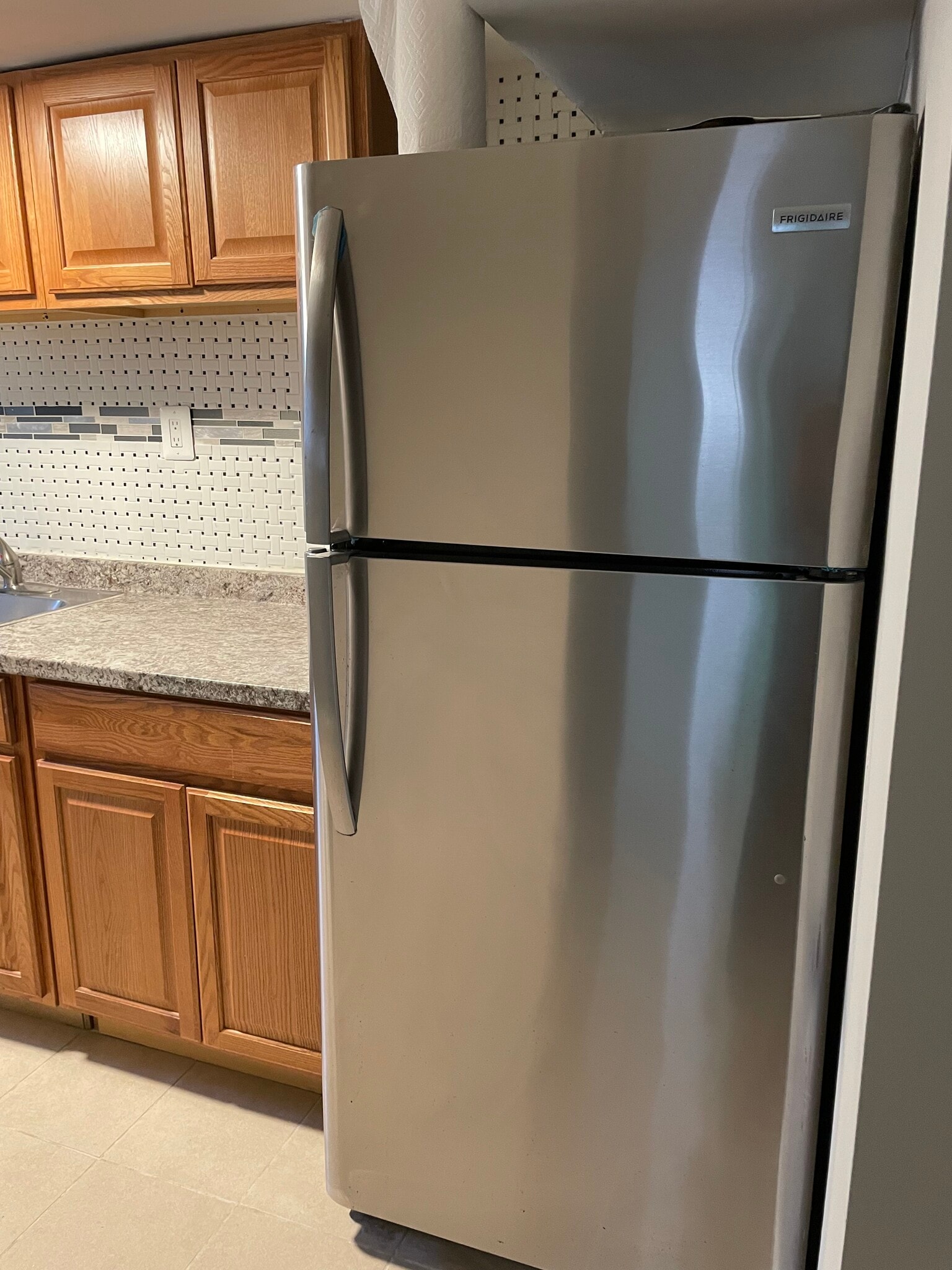 Stainless steel refrigerator - 48 Adams St