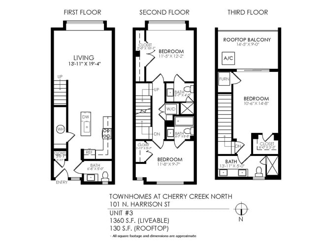 Floorplan - Townhomes at Cherry Creek North
