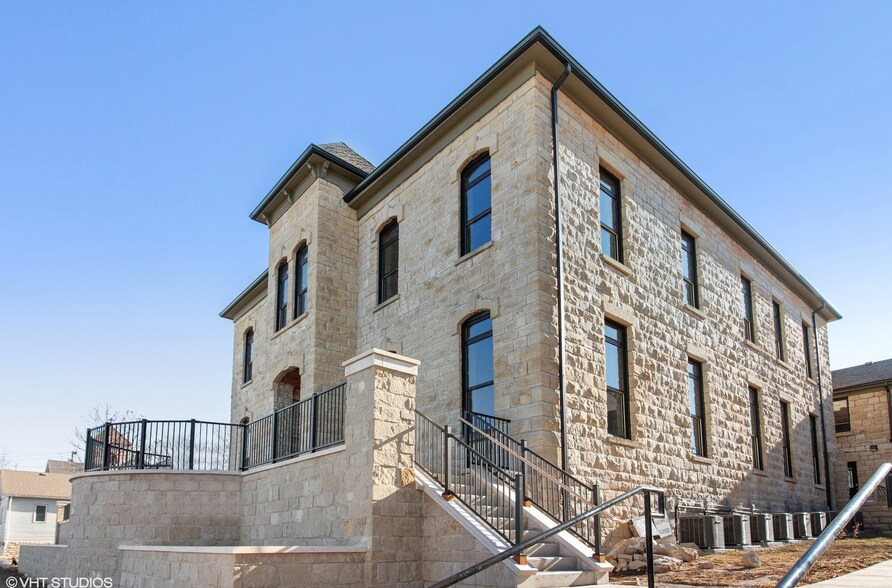 Built in 1883 as a school. Reimagined in 2020 as luxury apartments. - 220 E Illinois St