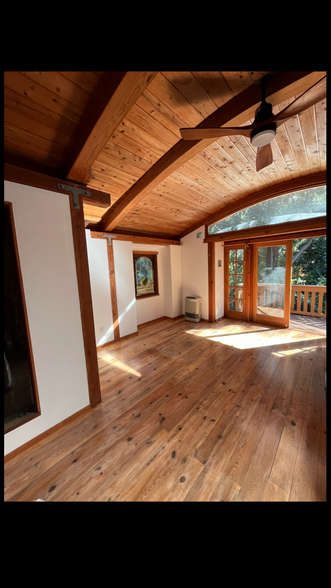 French doors to deck - 1417 Old Topanga Canyon Rd